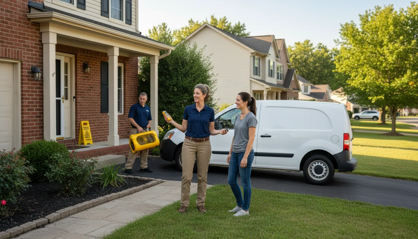 Residential water damage restoration in New Plymouth, ID